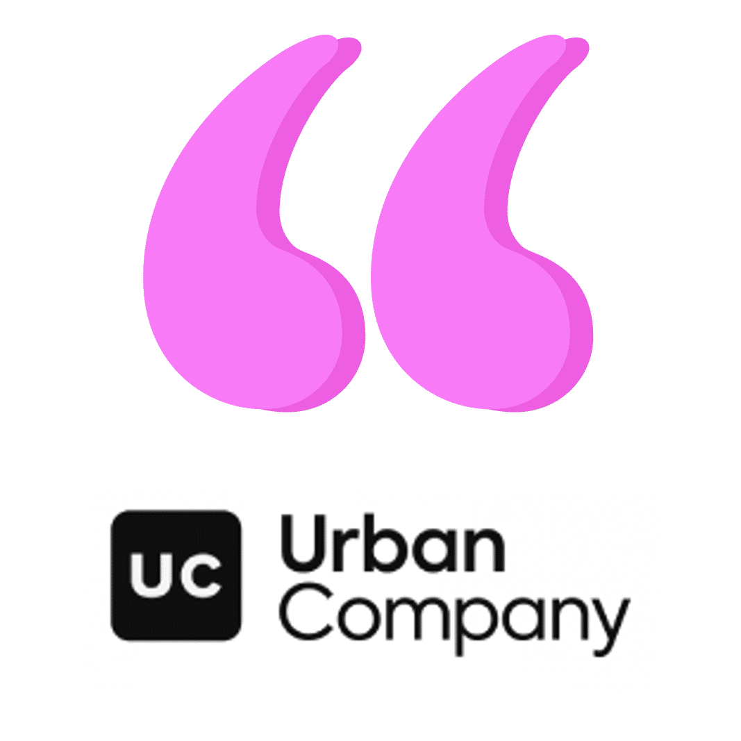urbancompany testimonial